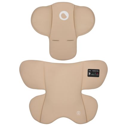 Lionelo - Drehbarer Kindersitz mit Basis ASTRID SET i-Size 40-87 cm Beige Sand