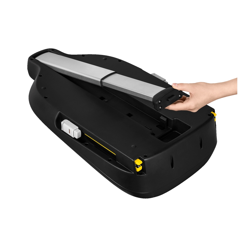 Lionelo - Drehbarer Kindersitz mit Basis ASTRID SET i-Size 40-87 cm Schwarz/Grau