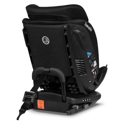 Lionelo - Drehbarer Kindersitz mit Basis BASTIAAN i-Size 40-150 cm Schwarz Carbon