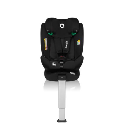 Lionelo - Drehbarer Kindersitz mit Basis BRAAM AIR i-Size 40-150 cm Schwarz Carbon