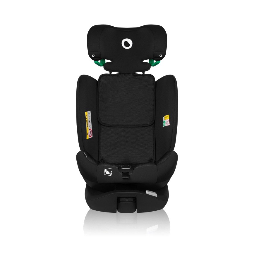 Lionelo - Drehbarer Kindersitz mit Basis BRAAM AIR i-Size 40-150 cm Schwarz Carbon