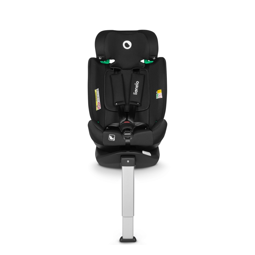 Lionelo - Drehbarer Kindersitz mit Basis BRAAM i-Size 40-150 cm Carbon-Schwarz