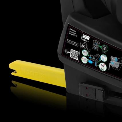 Lionelo - Drehbarer Kindersitz mit Basis HARMONY i-Size 40-150 cm, grau