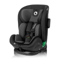 Lionelo - Drehbarer Kindersitz mit Basis HARPER i-Size 76-150 cm Schwarz/Carbon
