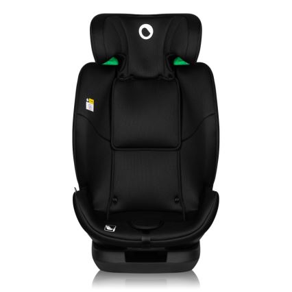 Lionelo - Drehbarer Kindersitz mit Basis LAVENDER i-Size 76-150 cm Carbon-Schwarz