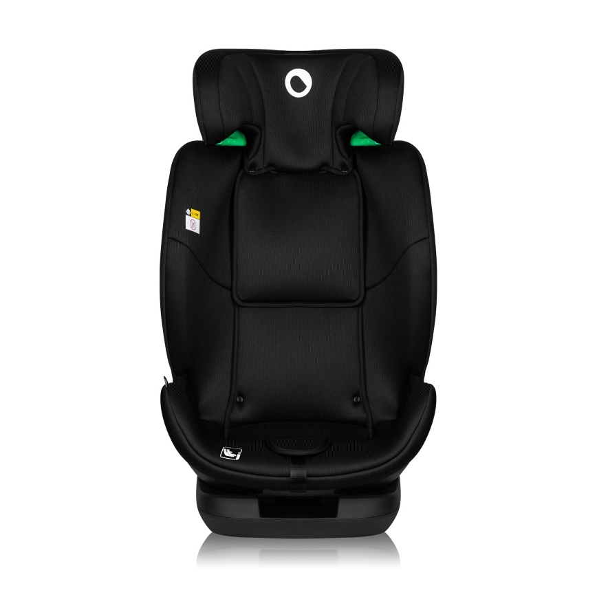 Lionelo - Drehbarer Kindersitz mit Basis LAVENDER i-Size 76-150 cm Carbon-Schwarz