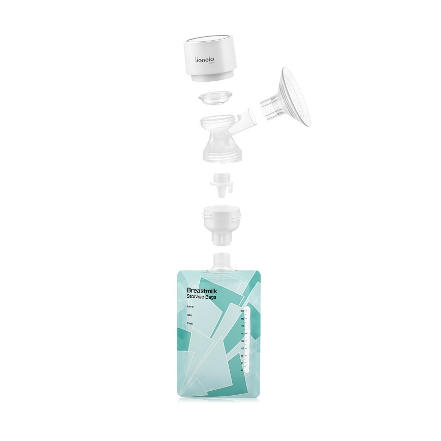Lionelo - Elektrische wiederaufladbare Brustpumpe FIDI ONE 5V 1000 mAh 180 ml