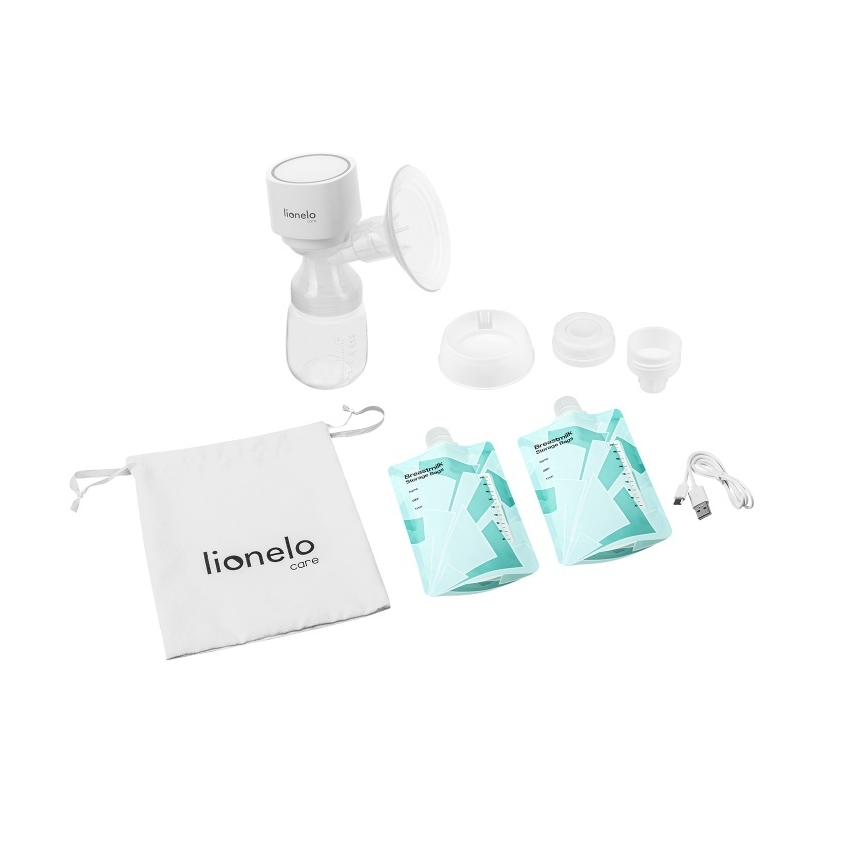 Lionelo - Elektrische wiederaufladbare Brustpumpe FIDI ONE 5V 1000 mAh 180 ml