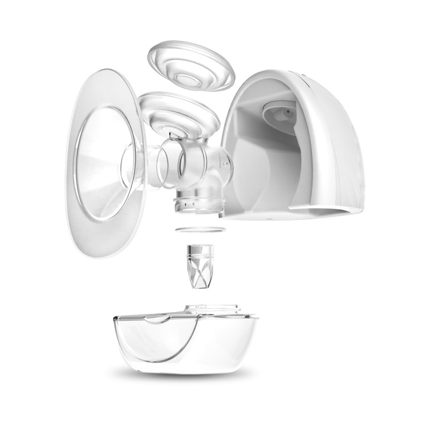 Lionelo - Elektrische wiederaufladbare Muttermilchpumpe FIDI FREE 5V 1300 mAh 180 ml