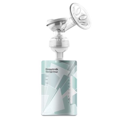 Lionelo - Elektrische, wiederaufladbare Doppel-Milchpumpe für Muttermilch TWEE GO 5V 1100 mAh 150 ml