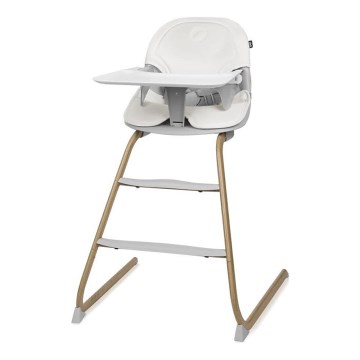 Lionelo - Esstischstuhl für Kinder 2-in-1 DALIA weiß/braun