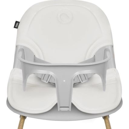 Lionelo - Esstischstuhl für Kinder 2-in-1 DALIA weiß/braun