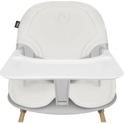 Lionelo - Esstischstuhl für Kinder 2-in-1 DALIA weiß/braun