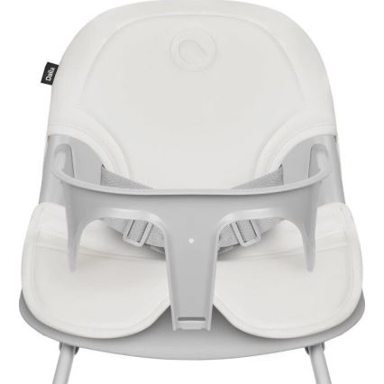 Lionelo - Esstischstuhl für Kinder 2-in-1 DALIA weiß/grau
