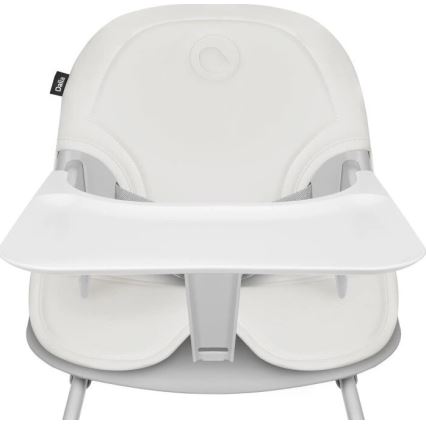 Lionelo - Esstischstuhl für Kinder 2-in-1 DALIA weiß/grau