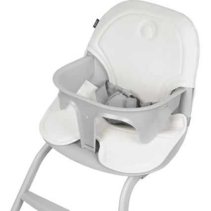 Lionelo - Esstischstuhl für Kinder 2-in-1 DALIA weiß/grau
