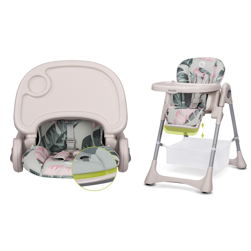 Lionelo - Esstischstuhl für Kinder ZANNA beige