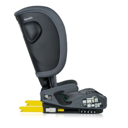 Lionelo - Faltbarer i-Size-Kindersitz NELLY 76-150 cm Grau Graphit