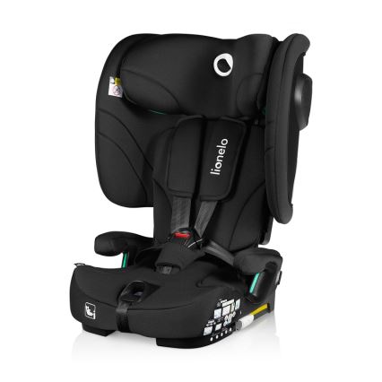 Lionelo - Faltbarer Kindersitz NELLY i-Size 76-150 cm Black Carbon
