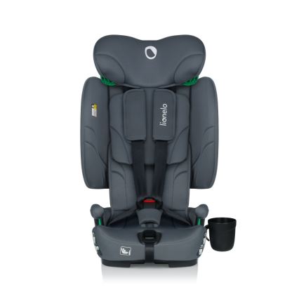 Lionelo - Faltbarer Kindersitz NELLY i-Size 76-150 cm Grau Graphit