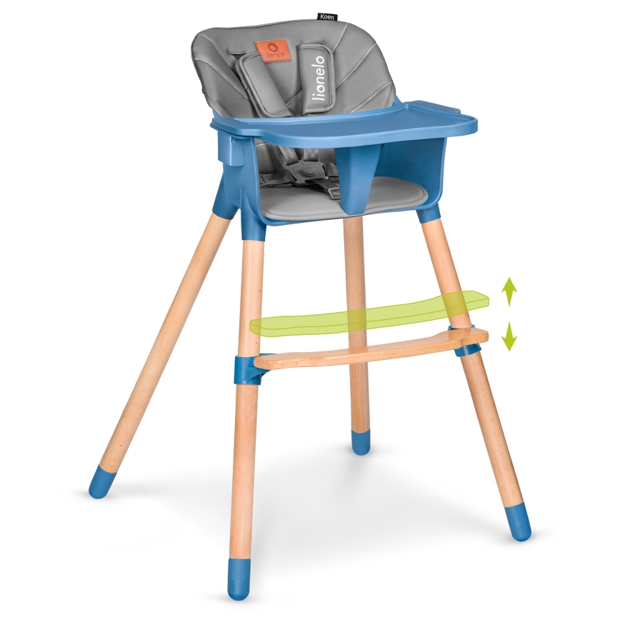 Lionelo - Hochstuhl 2-in-1 KOEN Blue Sky