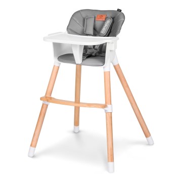 Lionelo - Hochstuhl 2in1 KOEN Grey Stone