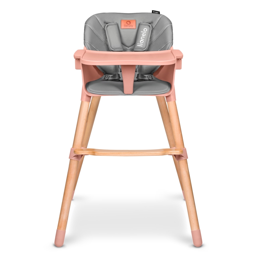 Lionelo - Hochstuhl 2in1 KOEN Pink Rose