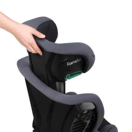 Lionelo - IGO i-Size Kindersitz 100-150 cm Grau Graphit