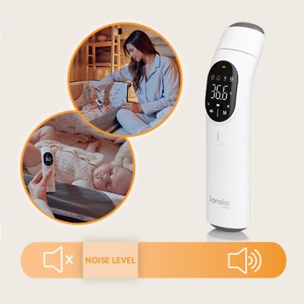 Lionelo - Infrarot-Fieberthermometer FEVERSCAN 2xAAA