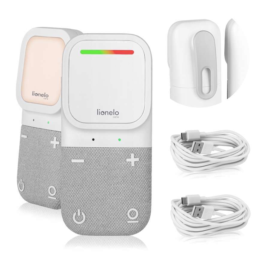 Lionelo - Kabelloses, wiederaufladbares Audio-Babyfon BABYLINE 2.2 5V
