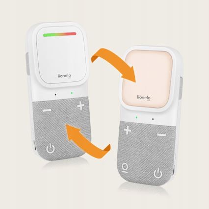 Lionelo - Kabelloses, wiederaufladbares Audio-Babyfon BABYLINE 2.2 5V