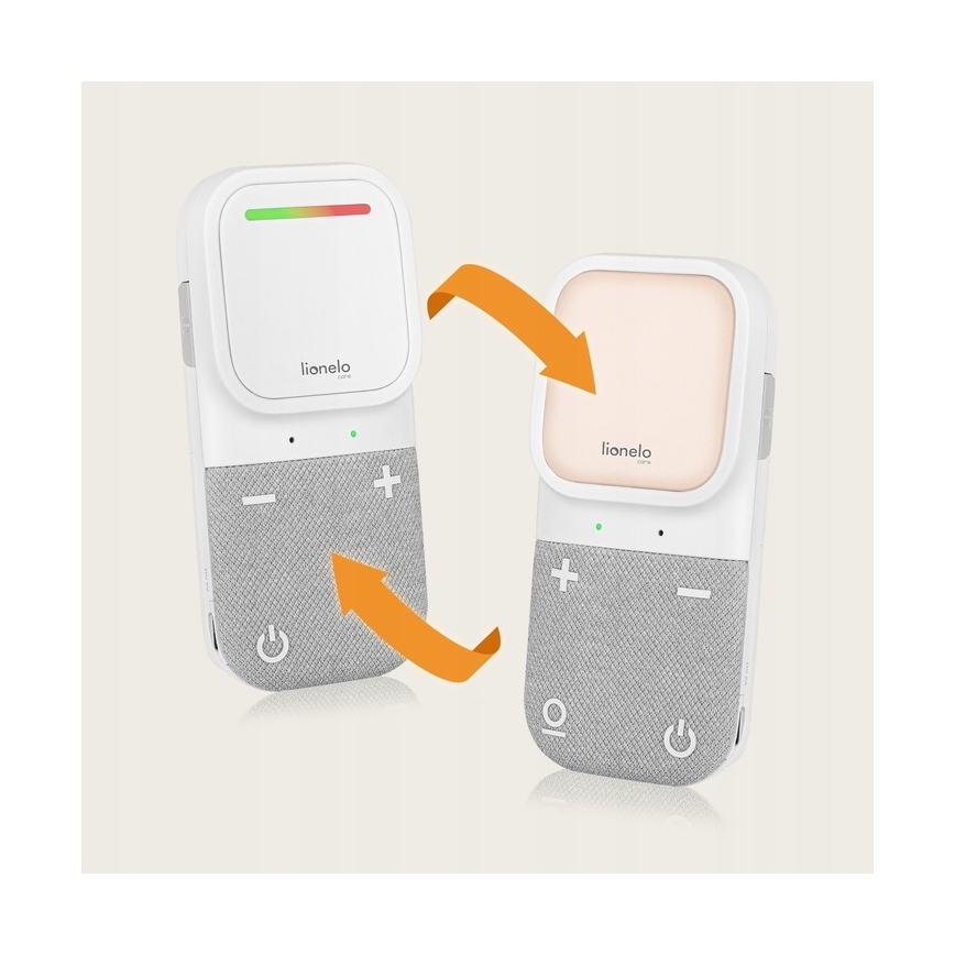 Lionelo - Kabelloses, wiederaufladbares Audio-Babyfon BABYLINE 2.2 5V