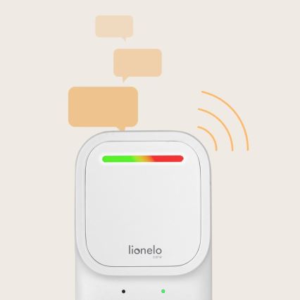 Lionelo - Kabelloses, wiederaufladbares Audio-Babyfon BABYLINE 2.2 5V