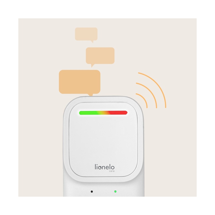 Lionelo - Kabelloses, wiederaufladbares Audio-Babyfon BABYLINE 2.2 5V