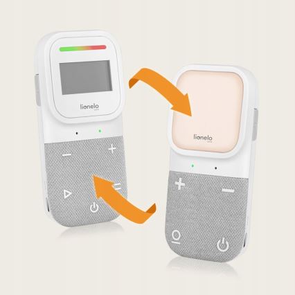 Lionelo - Kabelloses, wiederaufladbares Audio-Babyfon BABYLINE 2.3 5V