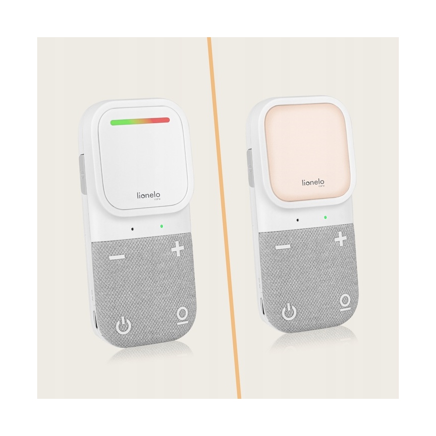 Lionelo - Kabelloses, wiederaufladbares Audio-Babyphone BABYLINE 2.2 5V