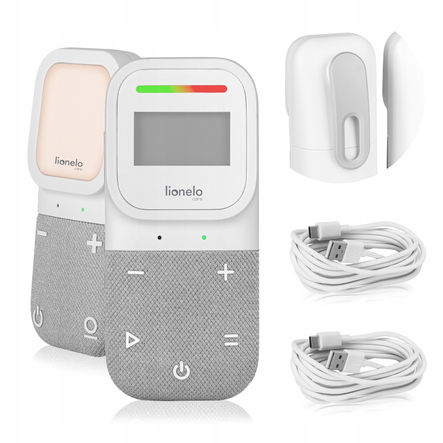 Lionelo - Kabelloses, wiederaufladbares Audio-Babyphone BABYLINE 2.3 5V