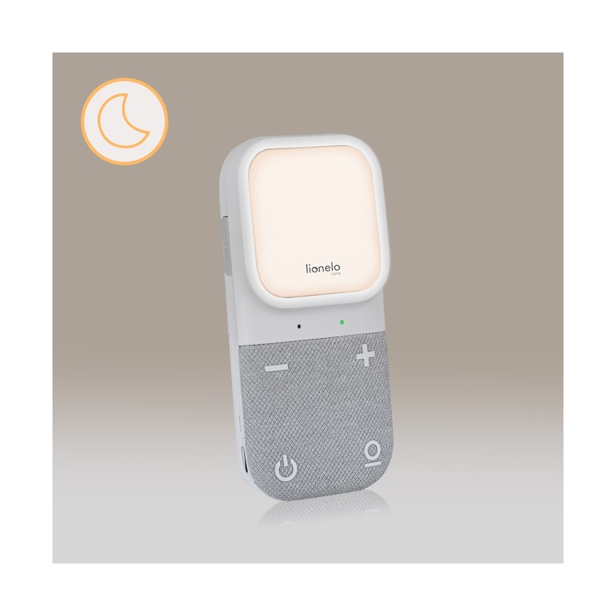Lionelo - Kabelloses, wiederaufladbares Audio-Babyphone BABYLINE 2.3 5V