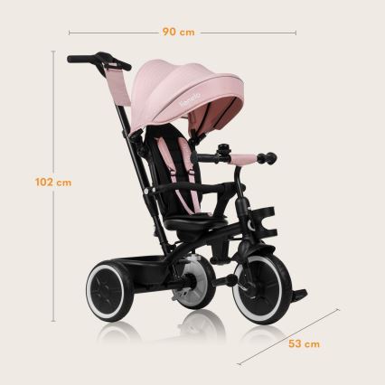 Lionelo - Kinder-Dreirad BERRY Pink Rose