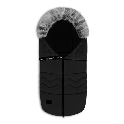 Lionelo - Kinder-Fußsack FRODE Black Carbon