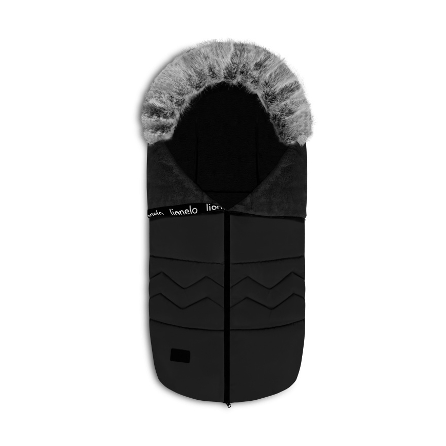 Lionelo - Kinder-Fußsack FRODE Black Carbon