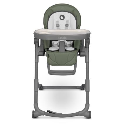 Lionelo - Kinder-Hochstuhl 2-in-1 CORA PLUS Olivgrün