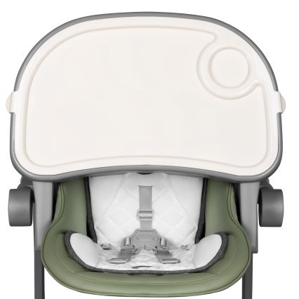 Lionelo - Kinder-Hochstuhl 2-in-1 CORA PLUS Olivgrün