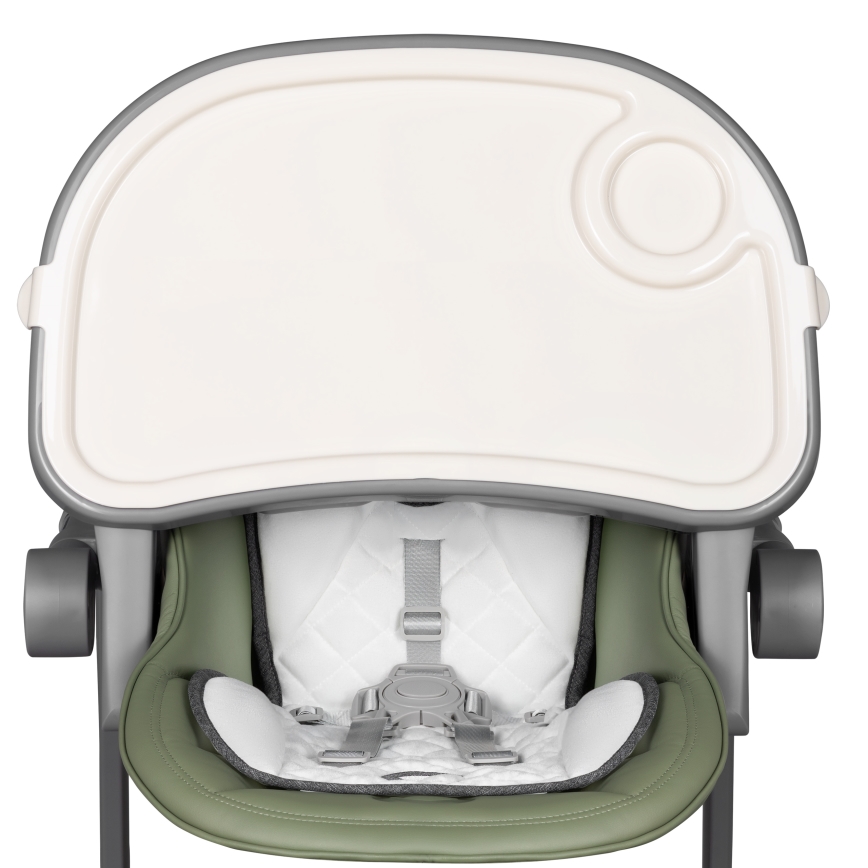 Lionelo - Kinder-Hochstuhl 2-in-1 CORA PLUS Olivgrün