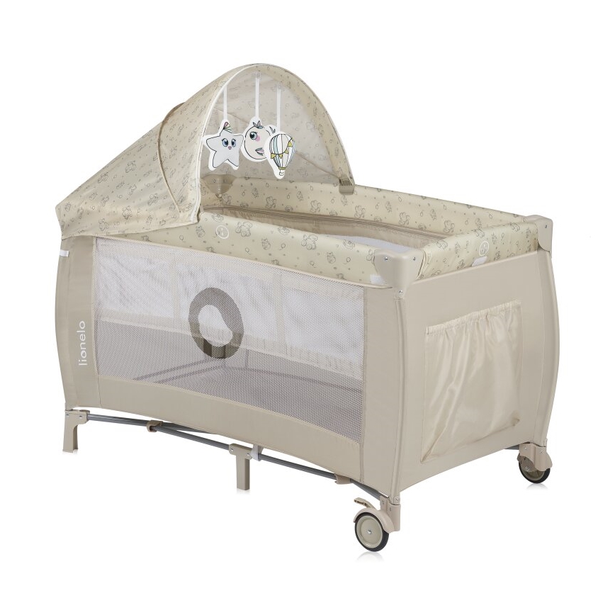Lionelo - Kinder-Reisebett SVEN PLUS beige