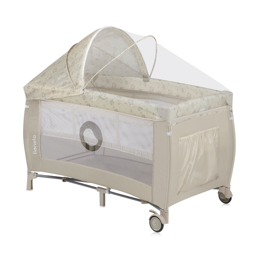 Lionelo - Kinder-Reisebett SVEN PLUS beige