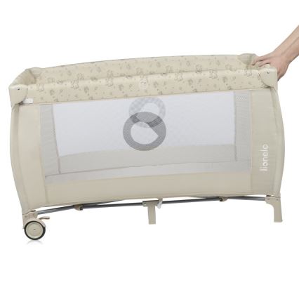 Lionelo - Kinder-Reisebett SVEN PLUS beige