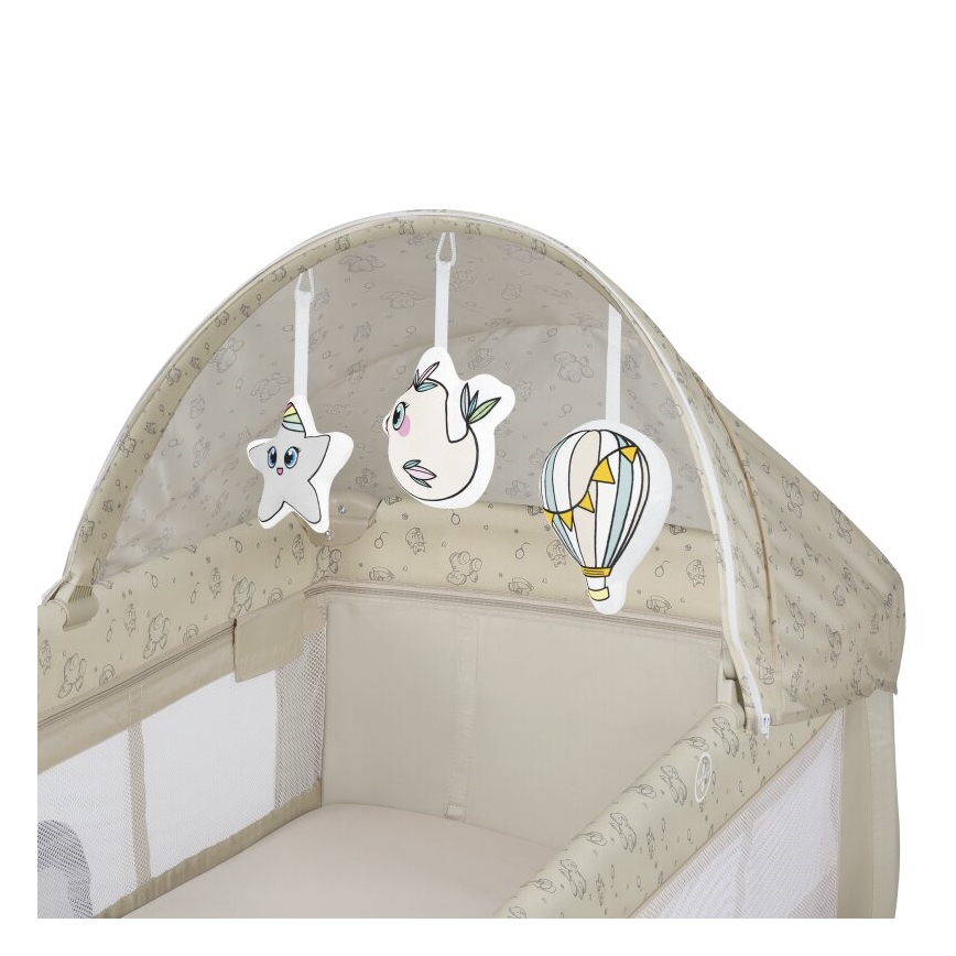 Lionelo - Kinder-Reisebett SVEN PLUS beige