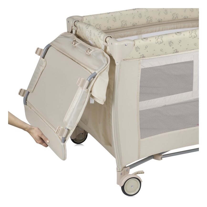 Lionelo - Kinder-Reisebett SVEN PLUS beige