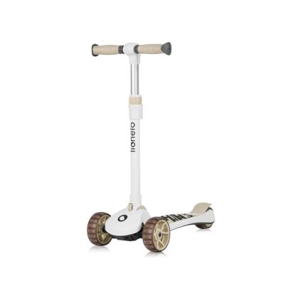 Lionelo - Kinder-Scooter 2-in-1 FRANKY weiß/beige